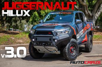 TOYOTA HILUX 4WD FMJ XD SATIN BLACK WITH DARK TINT